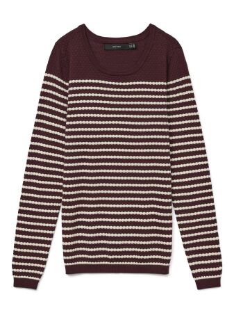 VMCARE STRUCTURE LS O-NECK BLOU NOO