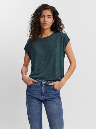 VMLAVA PLAIN SS TOP LUREX STRIP GA