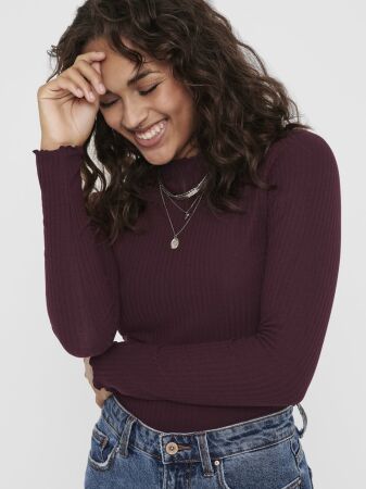 ONLEMMA L/S HIGH NECK TOP NOOS JRS