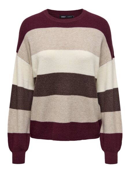 ONLATIA L/S STRIPE PULLOVER KNT NOO