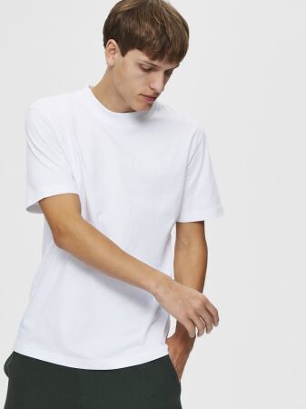 SLHRELAXCOLMAN SS O-NECK TEE B NOOS