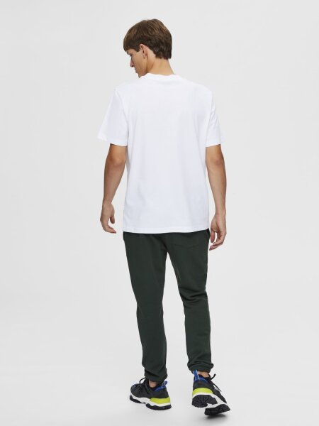 SLHRELAXCOLMAN200 SS O-NECK TEE S N