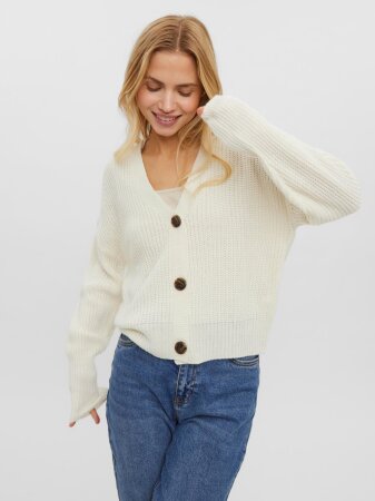 VMLEA LS V-NECK CUFF CARDIGAN NOOS