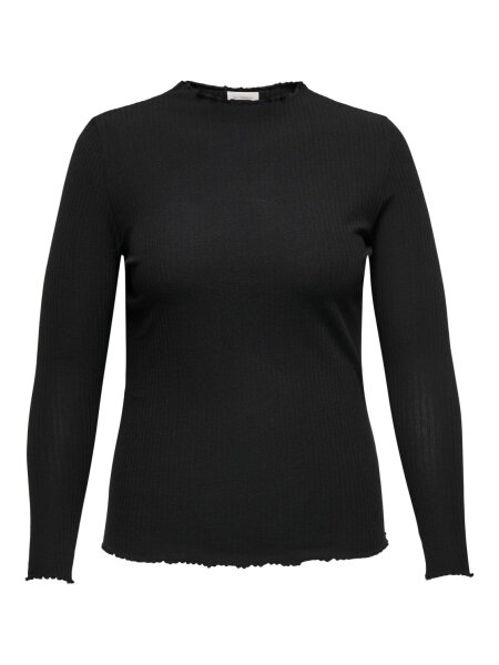 Langarmshirt High Neck