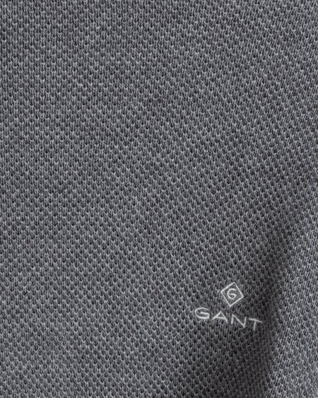 COTTON PIQUE C-NECK