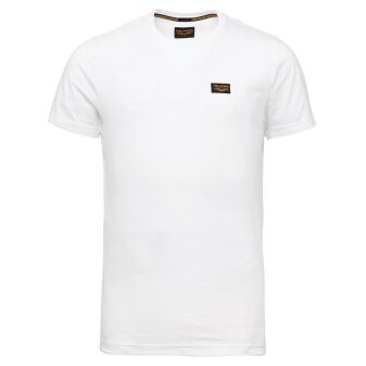 Short sleeve r-neck cotton elastan