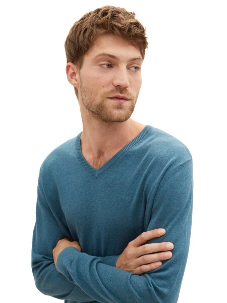 basic v-neck sweater