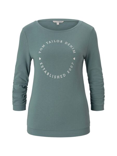 logo print sweater