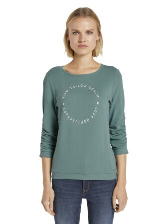 logo print sweater