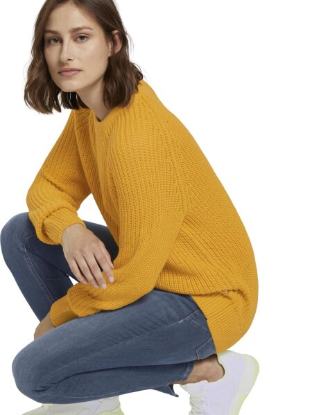 halfcardigan pullover