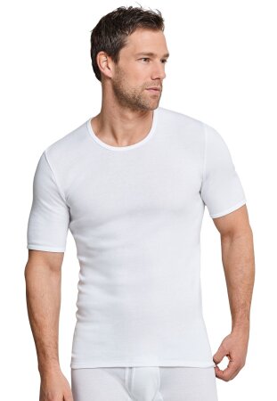 Damen Shirt 0/0 Schiesser Original Feinripp -weiß -20%