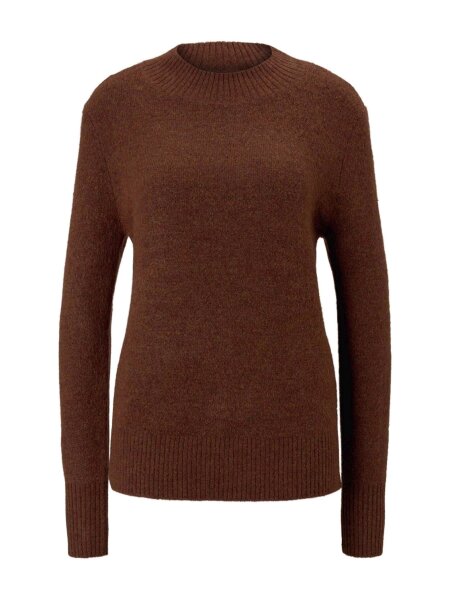 cozy mock neck pullover