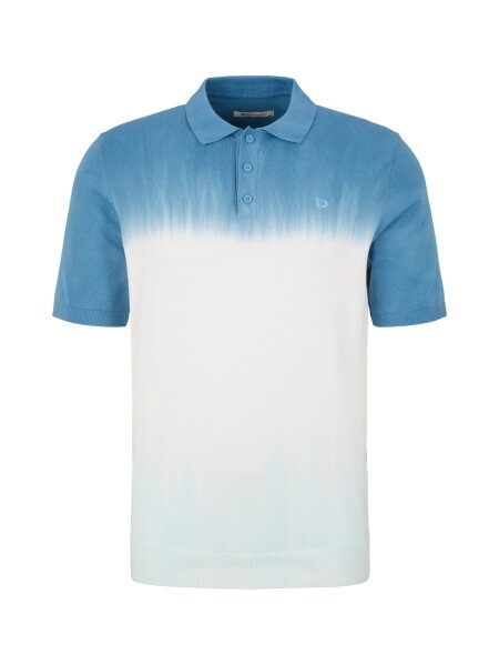 dip dye knitted polo