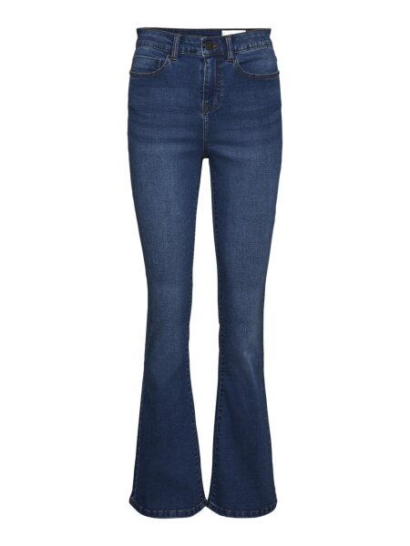 NMSALLIE HW FLARE JEANS VI021MB NOO