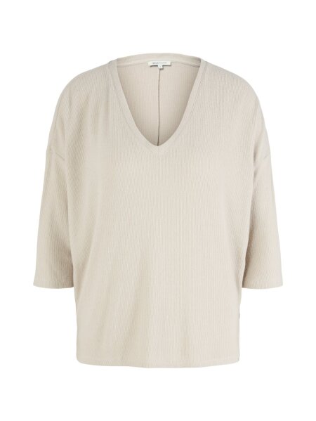 loose v-neck t-shirt