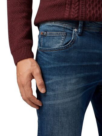 straight AEDAN blue denim