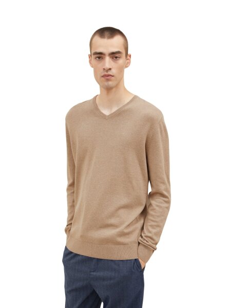 basic v neck sweater