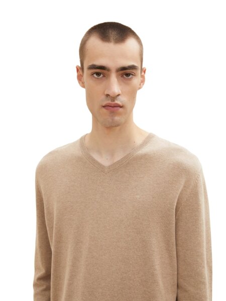 basic v neck sweater