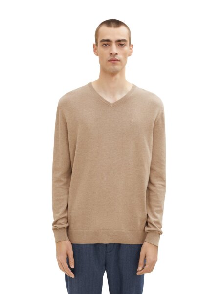 basic v neck sweater