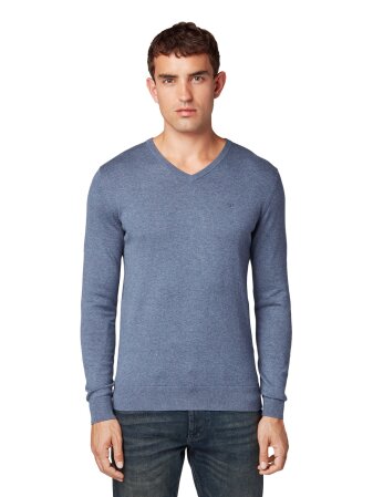 basic v neck sweater