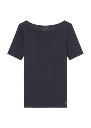 T-shirt, short-sleeve, boat-neck
