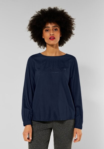 Partprint blouse