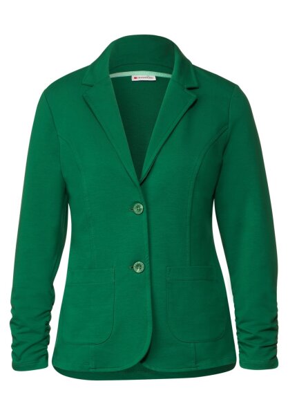 QR Basic Blazer With Gathering