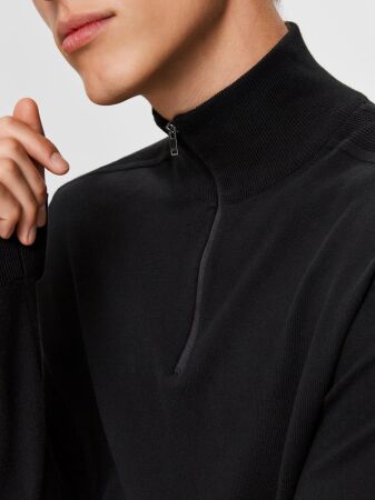 SLHBERG HALF ZIP CARDIGAN NOOS