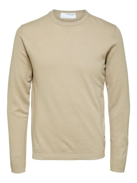 SLHLAKE LINEN BLEND LS KNIT W NOOS