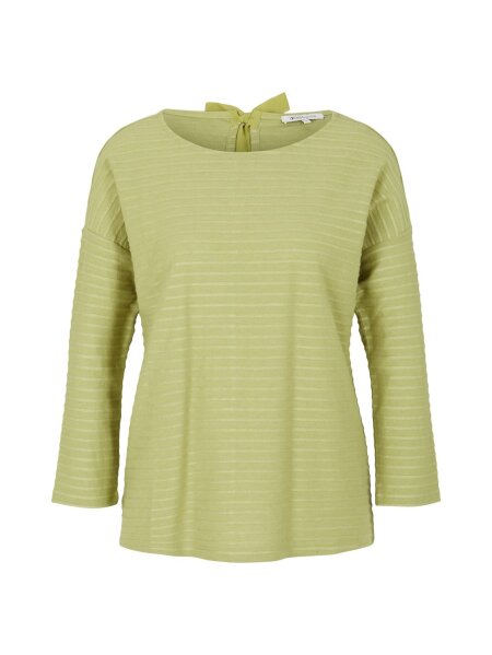 loose structured stripe tee