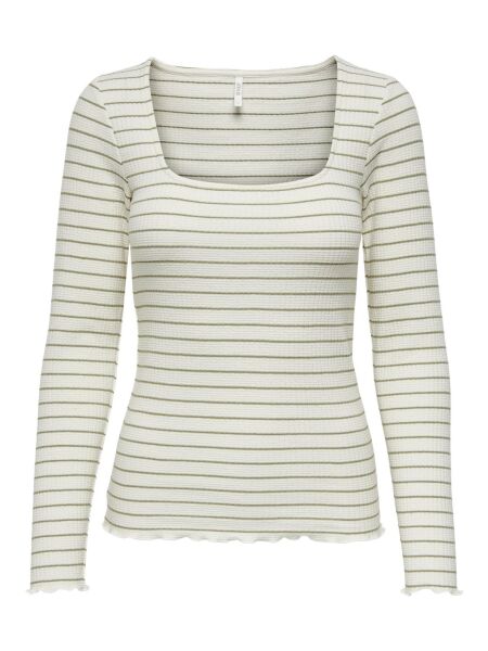 ONLANITS L/S SQUARE NECK TOP JRS