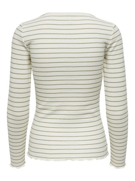 ONLANITS L/S SQUARE NECK TOP JRS
