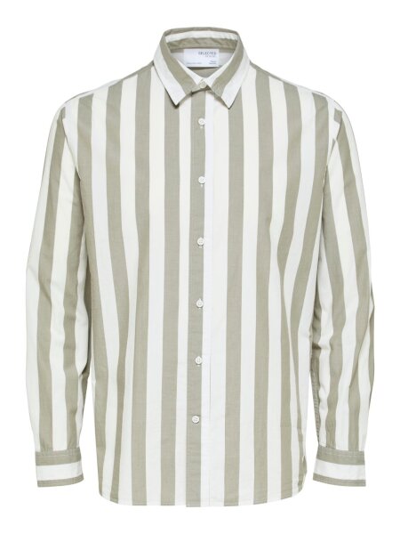 SLHREGREDSTER SHIRT STRIPE LS W