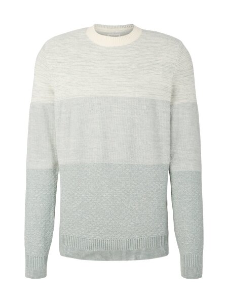structure mix striped knitter
