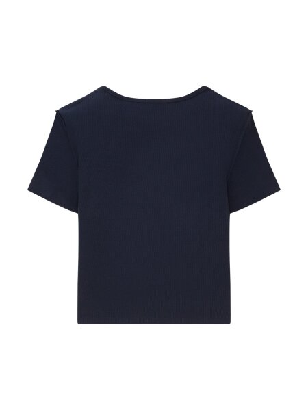 cropped cutline t-shirt