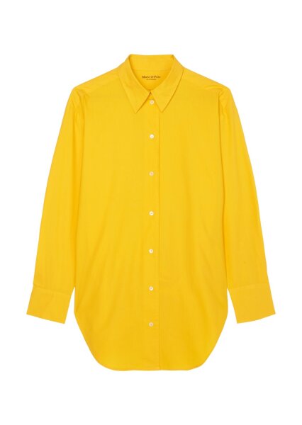 Longblouse, kent collar, side slits