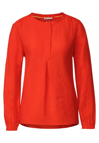 Buttoned blouse w gathering de