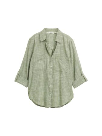 blouse with slub structure