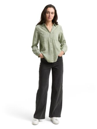 blouse with slub structure