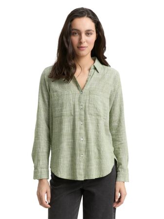 blouse with slub structure