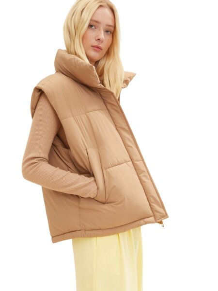 modern puffer vest