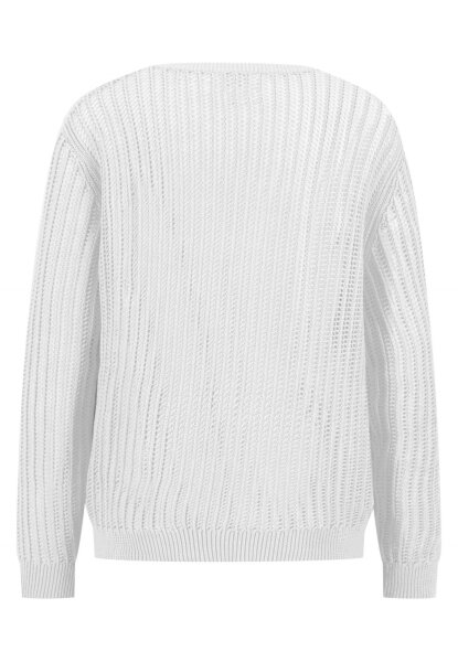 V-Pullover loose knitted