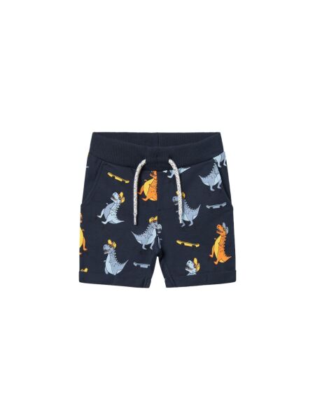 NMMVERMO AOP LONG SWE SHORTS UNB F