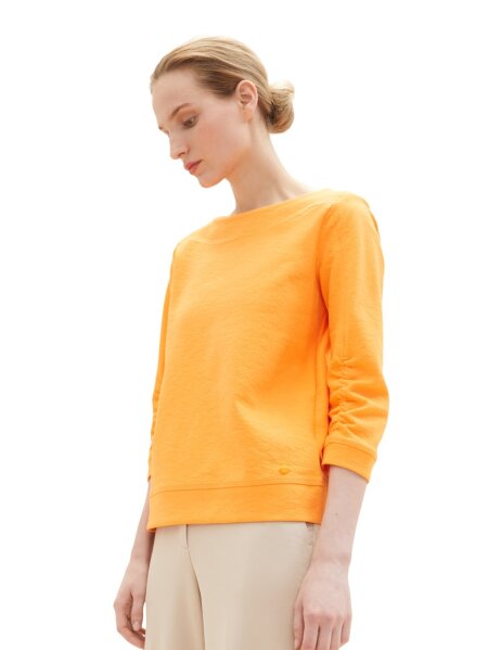 structured sweatshirt