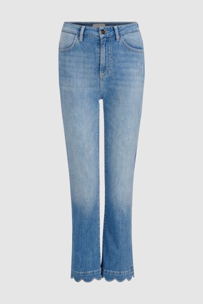 Scallop hem kick flare organic