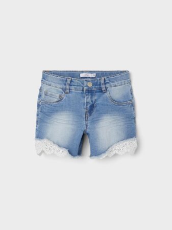 NKFSALLI SLIM DNM SHORTS 5372-HA NO
