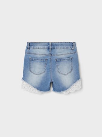 NKFSALLI SLIM DNM SHORTS 5372-HA NO