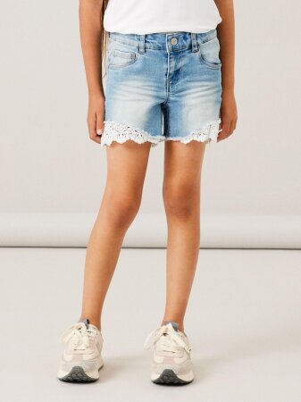 NKFSALLI SLIM DNM SHORTS 5372-HA NO