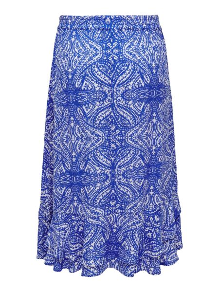 CARSONYA LIFE MID CALF SKIRT AOP