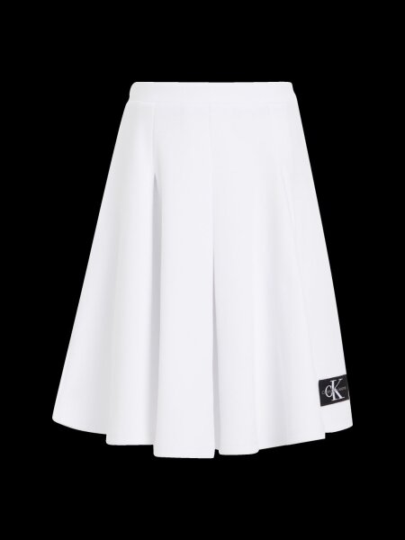 INTERLOCK PIQUE PLEATED SKIRT